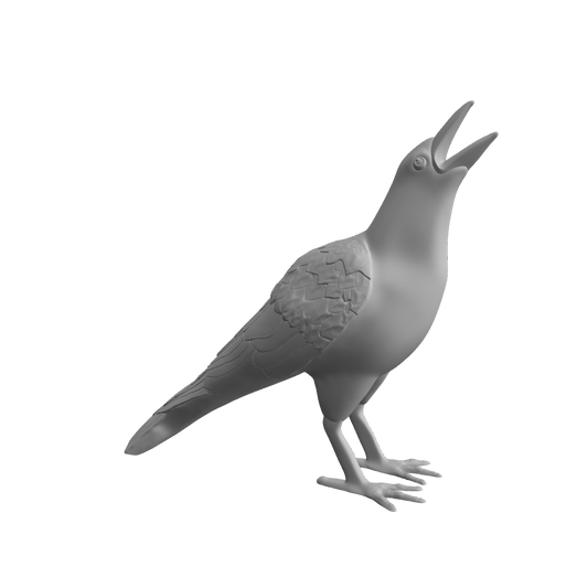 Crow Bird Sculpture