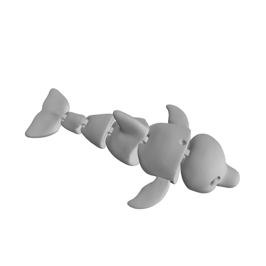 Flexi Dolphin Articulated Figure 3D Model