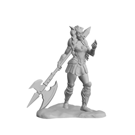 Female Warrior with Axe