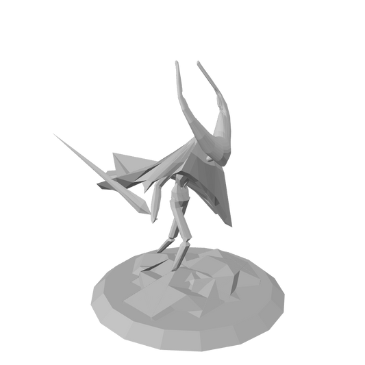 Low-Poly Shadow Knight