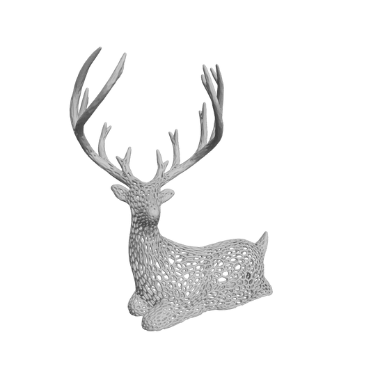 Voronoi Deer Laying