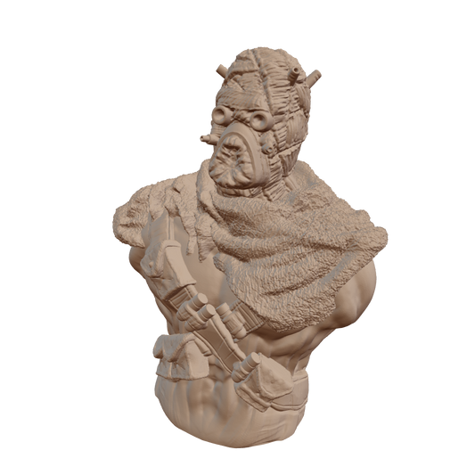Desert Raider Bust