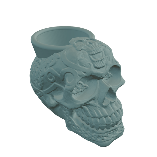 Gothic Skull Mug