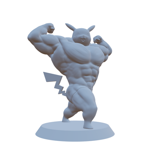 Buff Pikachu Statue